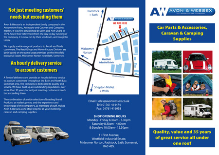 Optical Design & Print - Avon & Wessex Flyer