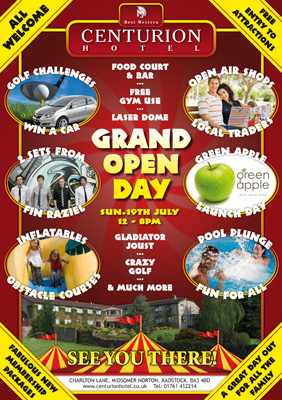 Optical Design & Print - Centurion Open Day Poster